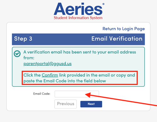 AERIES Student Portal Setup Instructions McGarvin Intermediate School