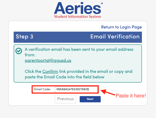 AERIES Student Portal Setup Instructions McGarvin Intermediate School